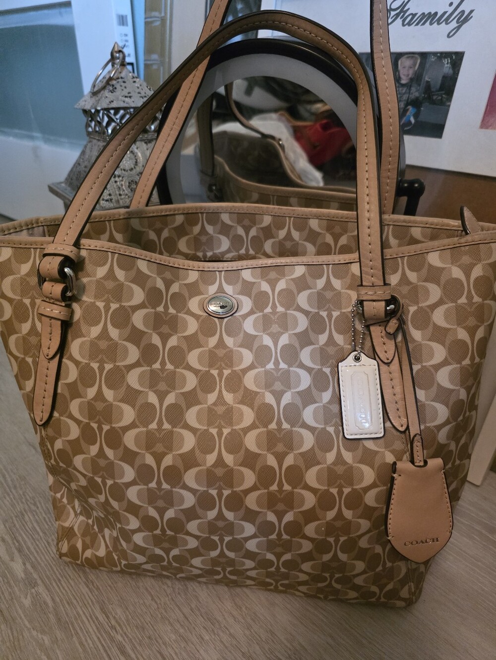 Coach Peyton c Tote (XL) B1495-F27350 *MINT* $328